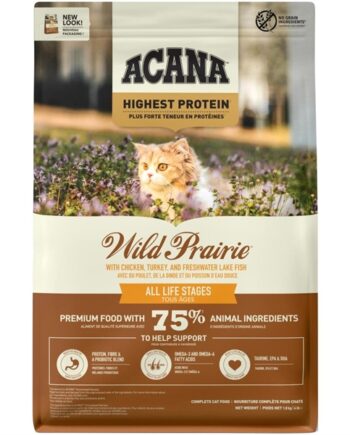 Acana Høj Protein Kattemad fra Vild Prærie 2 Kg - Kvalitet!