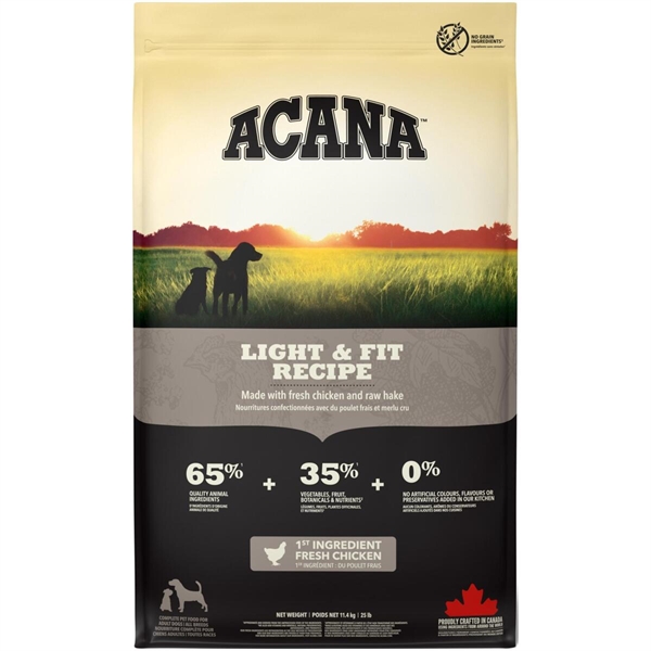 Acana Light og Fit Hundefoder – Vægttab til Hunde