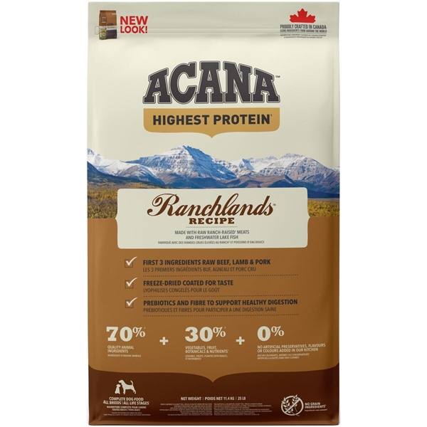 Acana Ranchlands Hundefoder – Kvalitet til Voksne Hunde