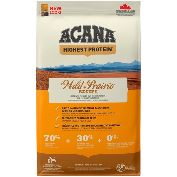 Acana Wild Prairie Hundefoder – 70% Kød, Kornfri Kost