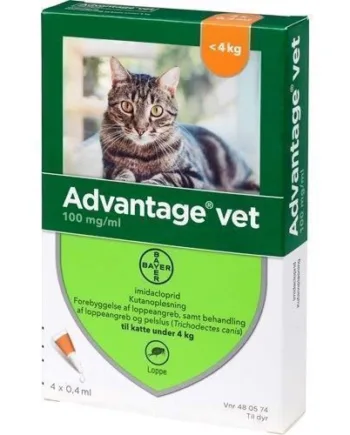 Effektiv Loppebeskyttelse til Katte – Advantage Pipetter