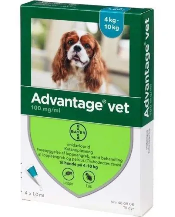 Advantage Vet Loppemiddel til Hunde - Effektiv mod Parasitter