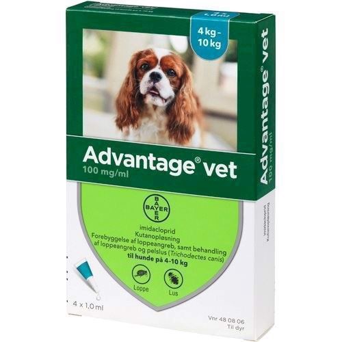 Advantage Vet Loppemiddel til Hunde - Effektiv mod Parasitter