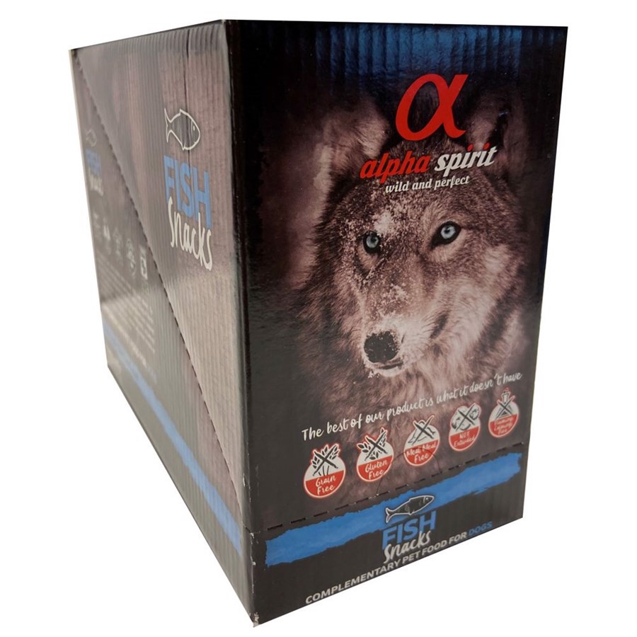 Alpha Spirit Fiskesnack 35g – Ideel til hundetræning!