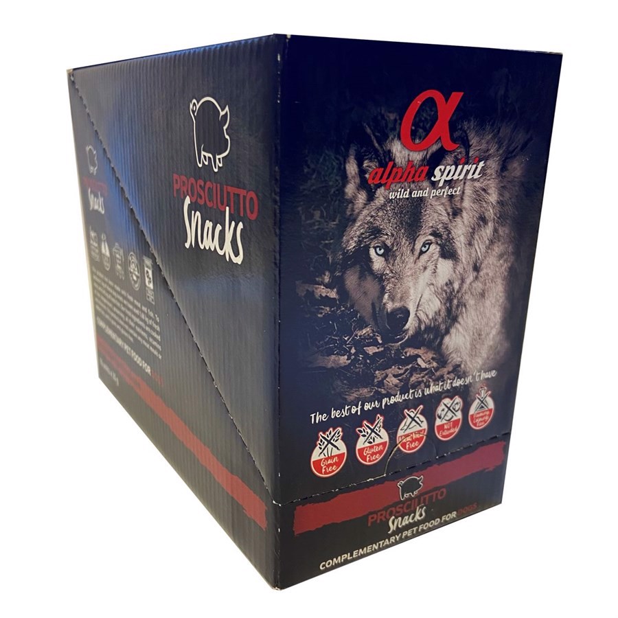 Alpha Spirit Skinke Snacks - Lækre Træningsgodbidder til Hunde