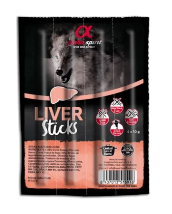 Alpha Spirit Leverstænger 16 Stk – Sund Snack til Hunde