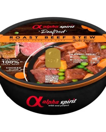 Alpha Spirit Oksekødsgryde til Hunde 280g - Sund Hundemad