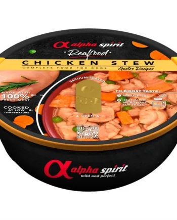Alpha Spirit Kyllingestuvning 280g – Sundt Hundemad Tilbud