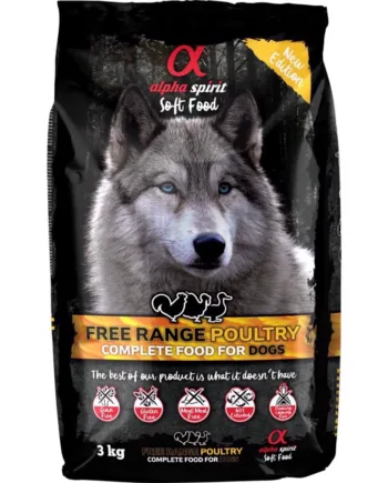 Alpha Spirit Semi Fugtigt Fjerkræ Hundefoder 2 Kg – Kvalitet!