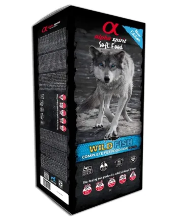 Alpha Spirit Semi Moist Hundefoder med Fisk - 200g Deluxe