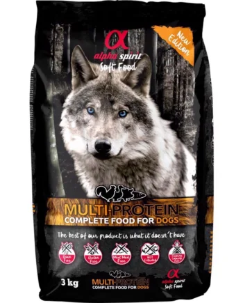 Alpha Spirit Semi Moist Multiprotein Hundefoder 1 Kg