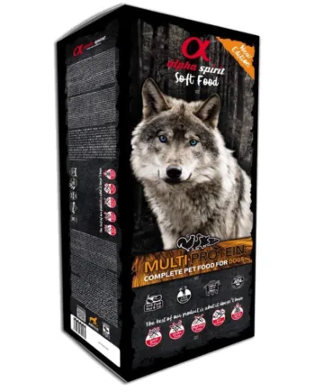 Alpha Spirit Semi Fugtigt Hundefoder - Kornfrit 9 kg