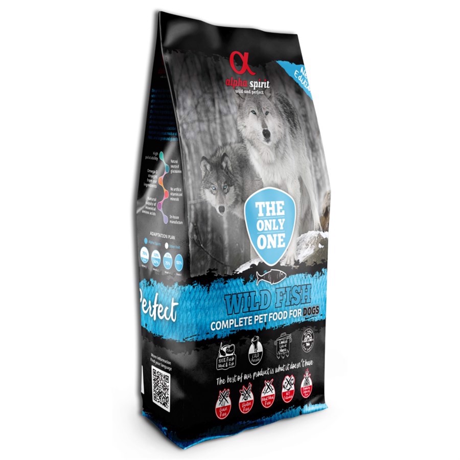 Alpha Spirit The Only One Fish 12 Kg – Hundefoder Tilbud!