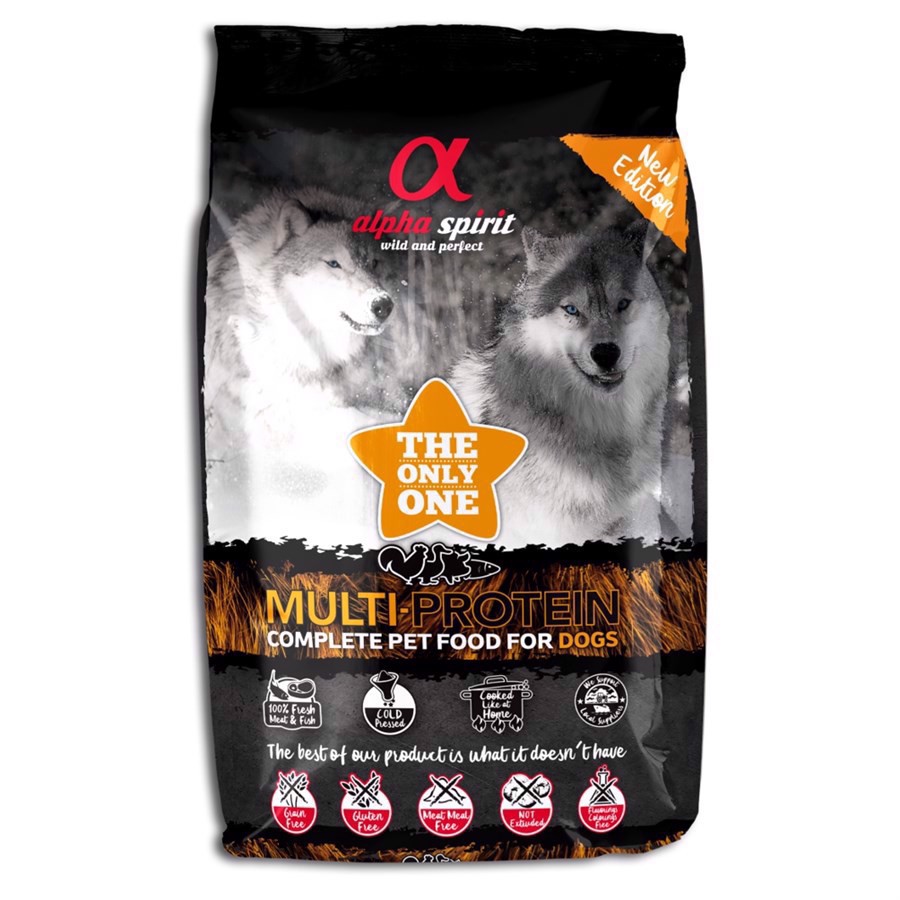 Alpha Spirit Multiprotein 3 kg – Kvalitets hundefoder!