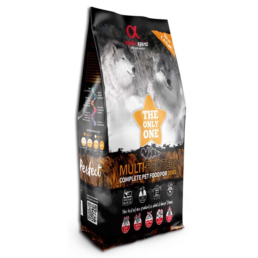 Alpha Spirit Multiprotein 12 Kg – Hundefoder Udsalg!