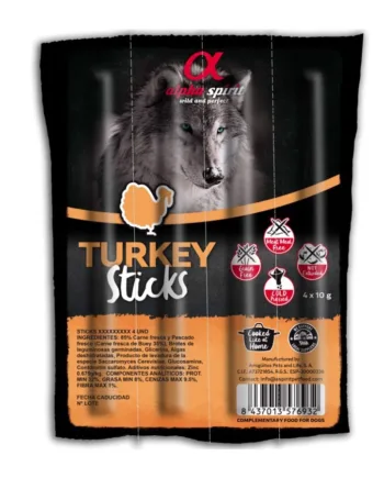Alpha Spirit Tyrkiske Snackstænger til Hunde – 16 Stykker