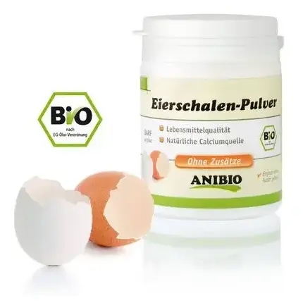 Anibio Calcium Æggeskal Pulver – Naturligt Kosttilskud 320g