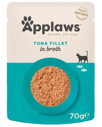 Applaws Kattepouch med Tun i Bouillon – 12 Pakker Tilbud