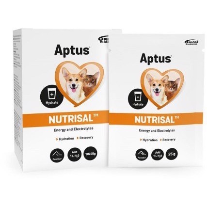 Aptus Nutrisal Pulver til Hunde – Elektrolytbalance 10x25g