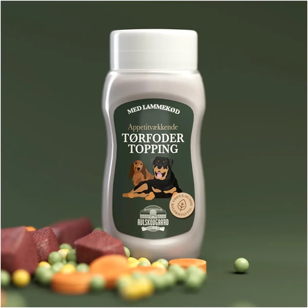 Avlskovgaard Lam Tørfoder Topping – 300ml til Hunden