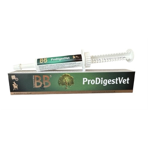 Præbiotisk hundetilskud - B & B Prodigestvet 15ml på tilbud!