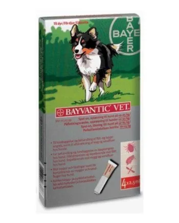 Bayvantic Loppemiddel til Hunde – Effektiv Parasitsikring!