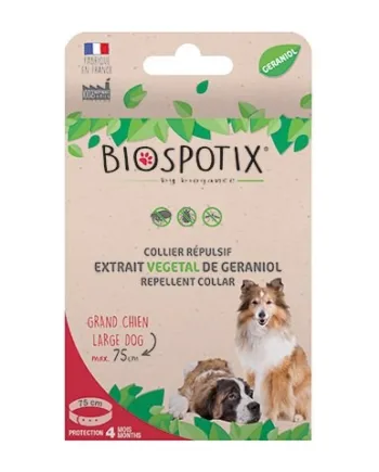 Biospotix Naturligt Loppehalsbånd til Hund – Effektiv Beskyttelse