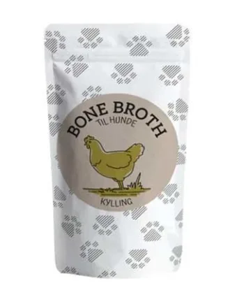 Kylling Knoglesuppe Fond til Hunde – Uimodståelig Smag 100 ml