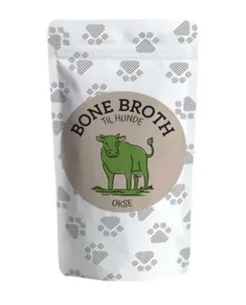 Oksebenbuljong til hunde – Naturlig kollagen 100 ml