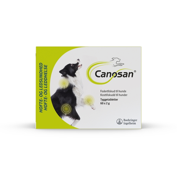Canosan Tabletter til hunde - Naturligt ledtilskud 60 stk