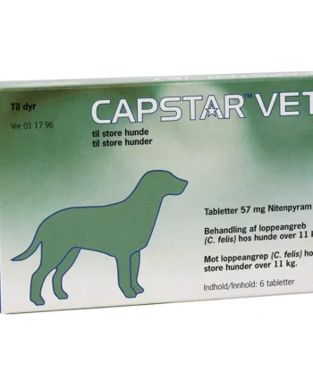Capstar Vet til hunde – Effektiv loppebehandling over 11 kg