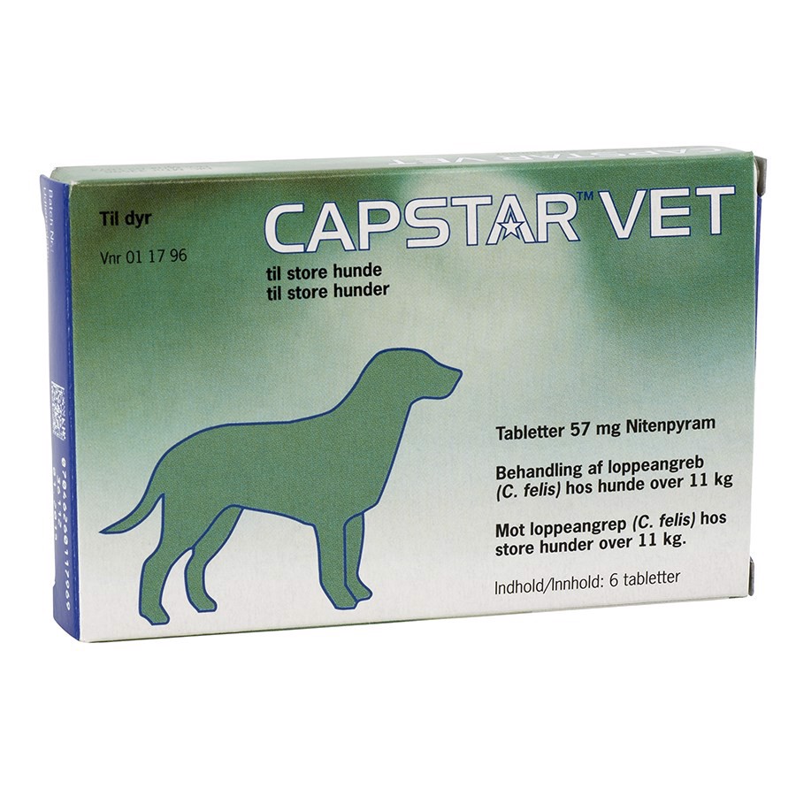 Capstar Vet til hunde – Effektiv loppebehandling over 11 kg
