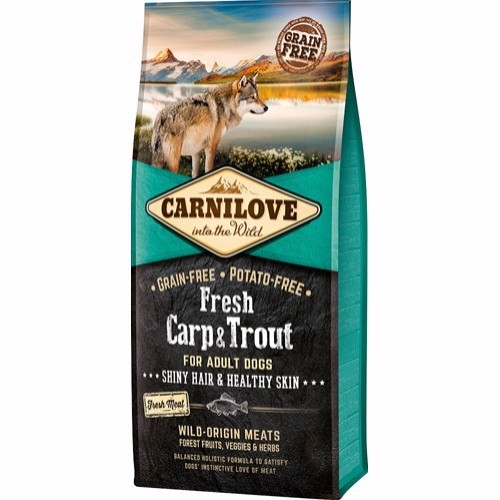 Carnilove Hundefoder med Karpe og Ørred 12 Kg - Kvalitet!