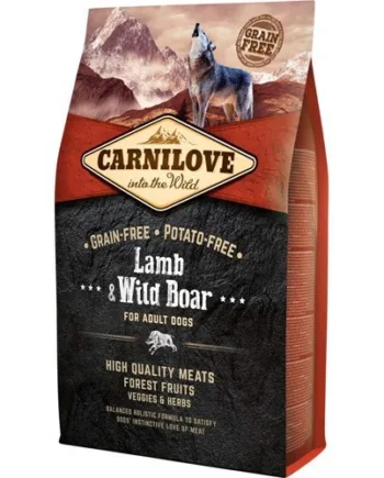 Carnilove Hundefoder med Lam og Vildsvin - 1 kg Kvalitet