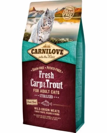 Carnilove Kattemad med Karpe & Ørred - Sund Foder til Katte