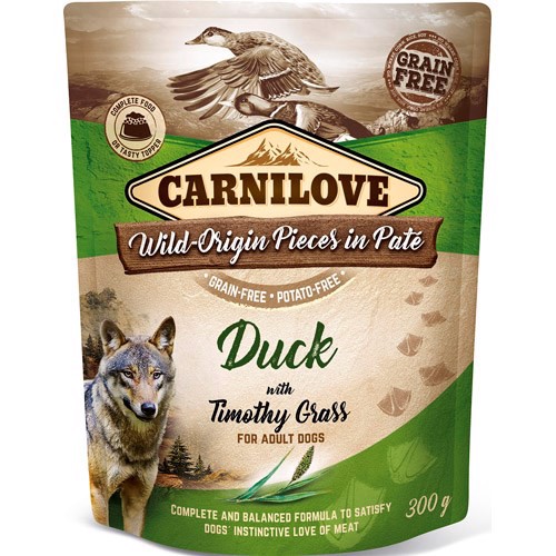 Carnilove Pouch Paté med 85% And – Sundt hundefoder 300g