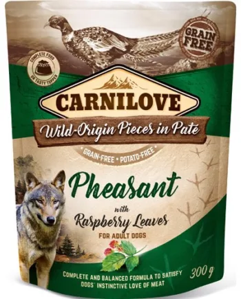 Carnilove Pouch Pate Fasan 300g – Hundefoder på tilbud