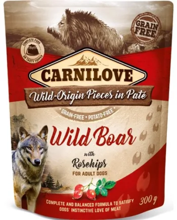 Carnilove Vildsvin Pate til Hunde 300g - Kvalitetsfoder!