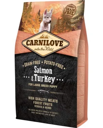 Carnilove Hundefoder til Hvalpe – Laks & Kalkun 12 kg