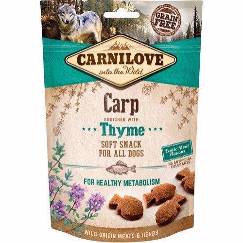 Carnilove Semi Moist Hundegodbidder - Karpe 200g Snack
