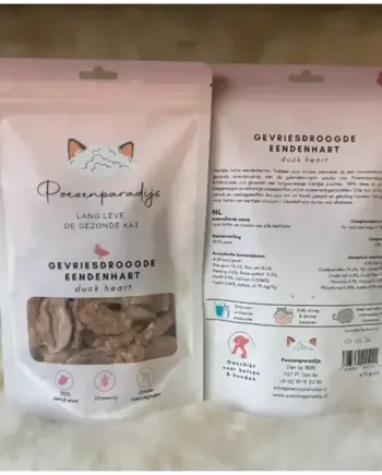 Frysetørrede Andehjerter til Kæledyr - Sund Snack!