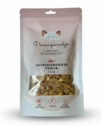 Cat Paradise Frysetørret Tunfisk – Naturlig Snack til Dyr