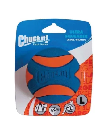 Chuckit Ultra Squeaker Bold - Ideel til hundetræning!