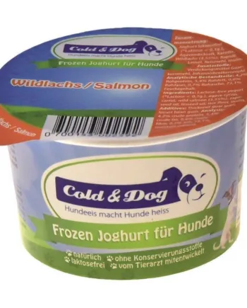 Kold Hundeis med Vild Laks – Sund Snack til Din Hund