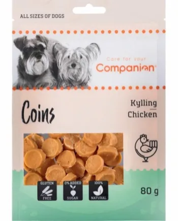 Naturlige Kyllingemynter til Hunde - 80g Snacktilbud!