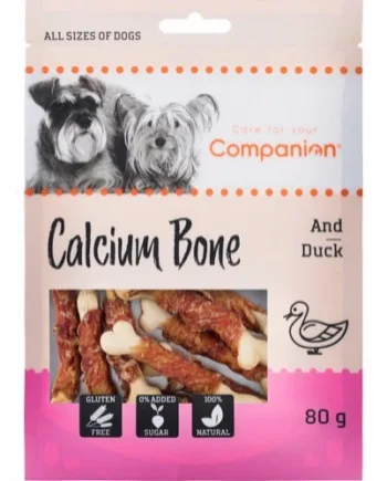 Sund Snack til Hunde: Companion And Duck Calciumknogler 80g