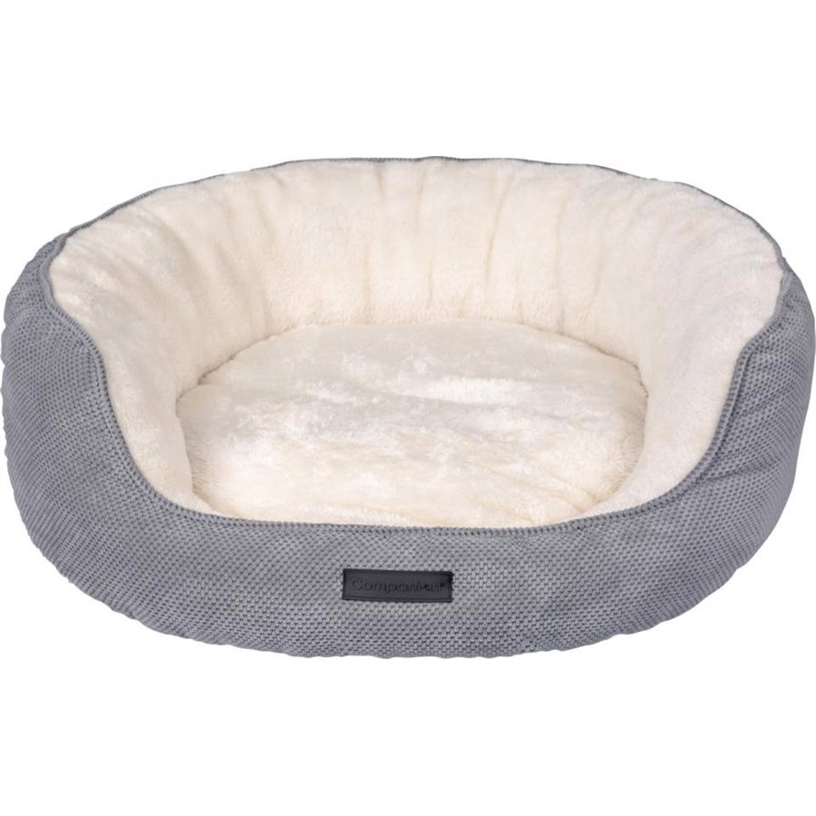 Komfortabel Hundeseng i Skaldform – Grå/Beige 50x40 cm
