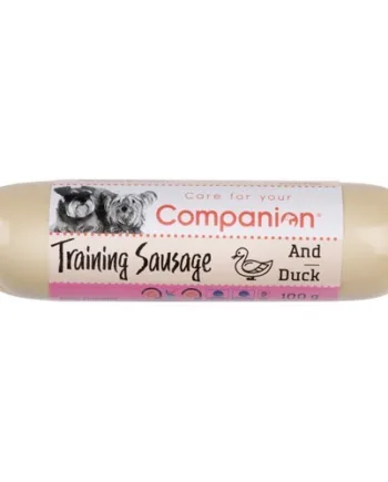 Træningspølse med And - 100g på tilbud til hunde!
