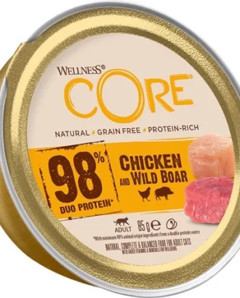 Core Kat Paté 98 Kylling & Vildsvin 85g – Black Friday Tilbud!
