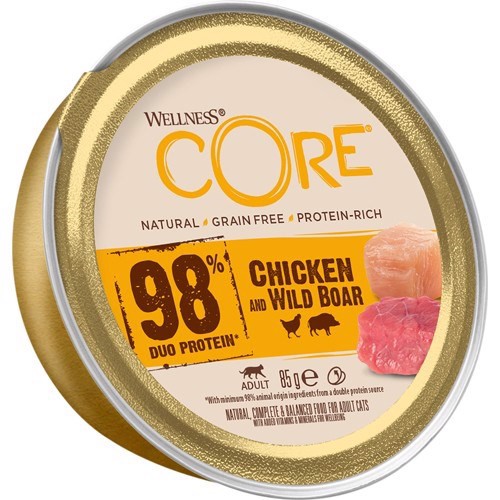 Core Kat Paté 98 Kylling & Vildsvin 85g – Black Friday Tilbud!